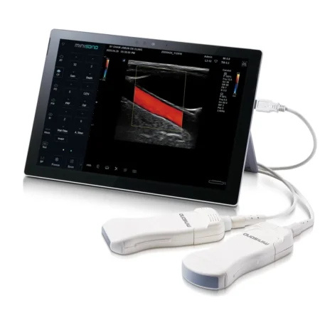 Tablet ultrasonograficzny Alpinion miniSono z dwiema głowicami USG